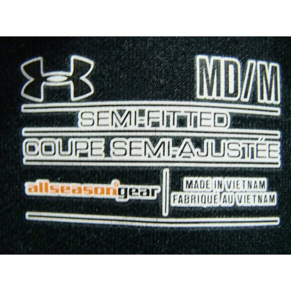 Under Armour Womens Black Pink Colorblock Semi Fitted Full Zip Jacket Sz Medium - Picture 9 of 12